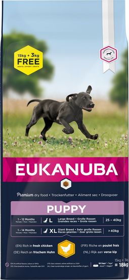Eukanuba suha hrana za tence Puppy Junior Large Breed 15 kg 3