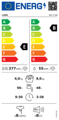 LORD perilica-sušilica W6 [B/E, (8kg/ 6kg, 1400 o/min, 16 prog.]