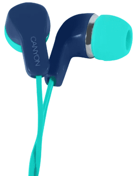 Canyon EPM-02 slušalice, s mikrofonom, 1,2m, plavo/zelena (CNS-CEPM02GBL)