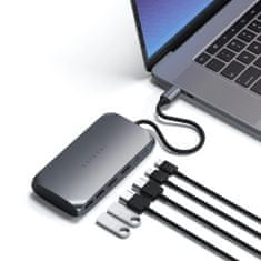 Satechi multimedijski adapter, M1, USB-C, aluminij, siva (ST-UCM1HM)