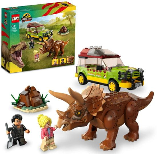 LEGO Jurassic World 76959 napad triceratopsa