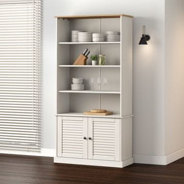Vidaxl VIGO Ormarić za cipele Bijeli 85x35x170 cm Puni bor