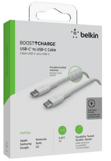 Belkin Boost Charge USB-C kabel, 60 W, 1m, bijela (CAB004bt1MWH)