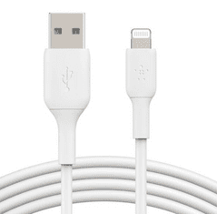 Belkin Boost Charge kabel, Lightning na USB-A, bijela (CAA001bt1MWH)