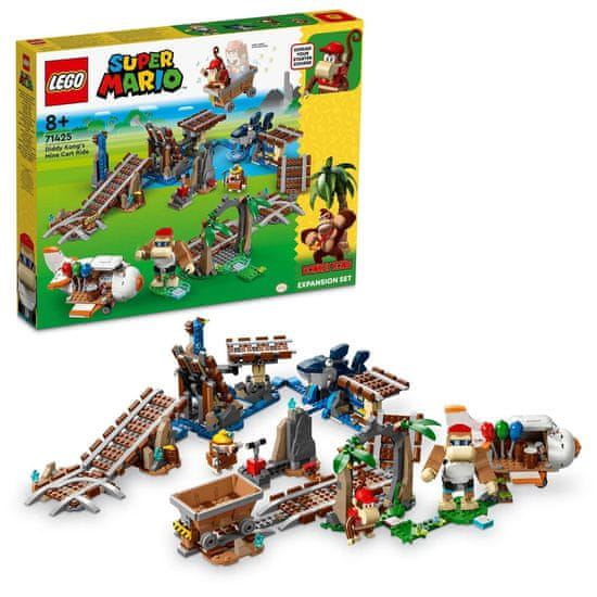 LEGO Super Mario 71425 Diddy Kong's Minecart Ride - set za proširenje