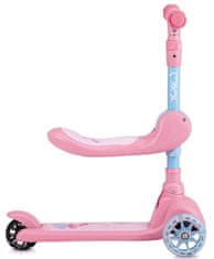 MoMi KIURU romobil, roza