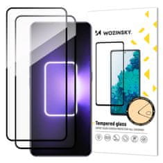 WOZINSKY SET 2x 9H kaljeno staklo s potpunom pokrivenošću za Realme GT Neo 5 / Realme GT3 s crnim okvirom