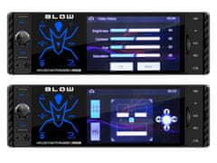 Blow Spider auto radio, RDS, FM, Bluetooth, 4x60W, MirrorLink, pozivi, USB/microSD/AUX