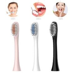 Verkgroup X3 baterija Sonic četkica za zube + 4 savjeta crna