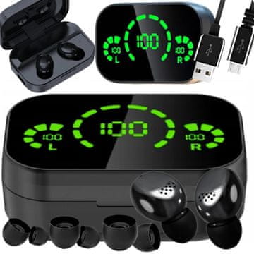 Verkgroup 3u1 bluetooth 5.3 bežične slušalice i power bank