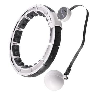 HMS HHM16 HULA HOP BIJELI S MAGNETIMA I UTEGOM + BROJAČ