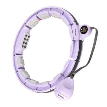 HMS HHM13 HULA HOP LJUBIČASTA S MAGNETIMA I UTEGOM + BROJAČ