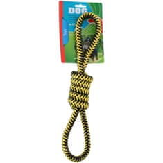 PET Toys konop igračka za pse, zelena/narančasta/žuta, 37 cm