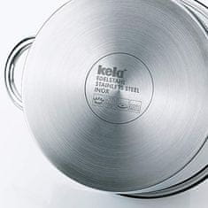 Kela Lonac od nehrđajućeg čelika sa staklenim poklopcem KL 10955