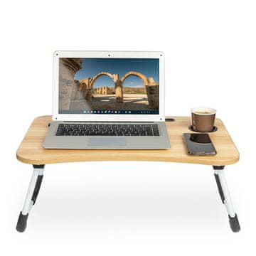 Ikonka Aga Sklopivi stolić za laptop/za krevet
