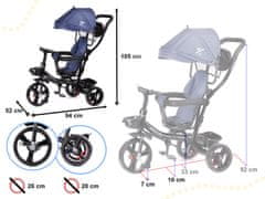 Ikonka Aga Dječji tricikl TRIKE FIX LITE Plava
