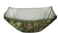 Gardlov Turistička viseća mreža Santiago Army 260 x 140 cm Malatec 10149