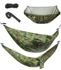 Gardlov Turistička viseća mreža Santiago Army 260 x 140 cm Malatec 10149