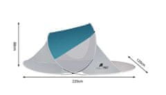 Trizand Plažni šator 220x120x90cm - tirkizna - siva