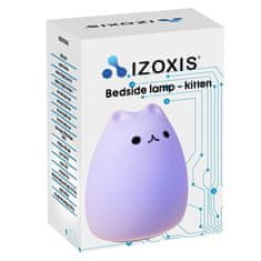 Izoxis Noćna RGB svjetiljka na dodir Mačić USB 1200mAh s daljinskim upravljačem ISO 15142