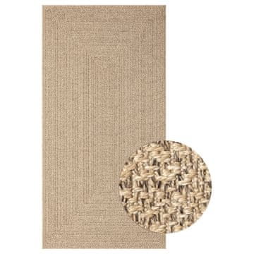 Vidaxl Tepih ZIZUR 80 x 150 cm s izgledom jute unutarnji i vanjski