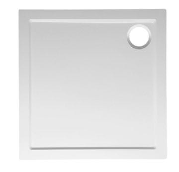 Bruckner Kvadratna Tuš Kada od Lijevanog Mramora 90x90cm, Bijela