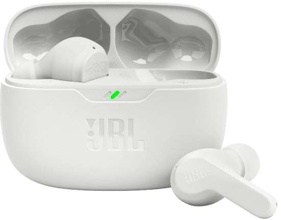 JBL Vibe Beam TWS slušalice, bijele