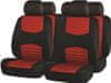Sport navlake za auto sjedala, 11-dijelne, crveno-crna