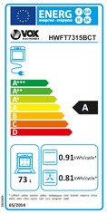 VOX electronics HWFT7315BCT ugradbena pećnica
