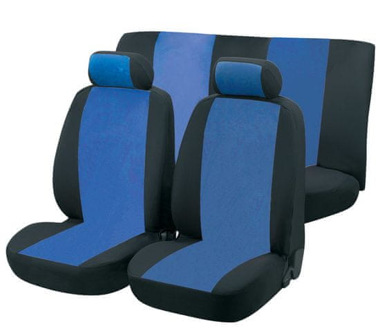 FINISH LINE Classic navlake za auto sjedala, 8-dijelne, plavo-crna