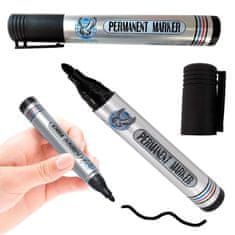 Verkgroup Crni trajni marker od 13 cm za označavanje kruga od 2 mm