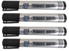 Verkgroup Crni trajni marker od 13 cm za označavanje kruga od 2 mm