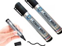 Verkgroup Crni trajni marker od 13 cm za označavanje kruga od 2 mm