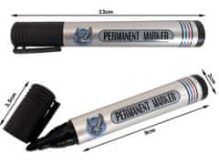 Verkgroup Crni trajni marker od 13 cm za označavanje kruga od 2 mm