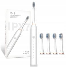 Verkgroup X3 baterija Sonic četkica za zube + 4 savjeta bijela