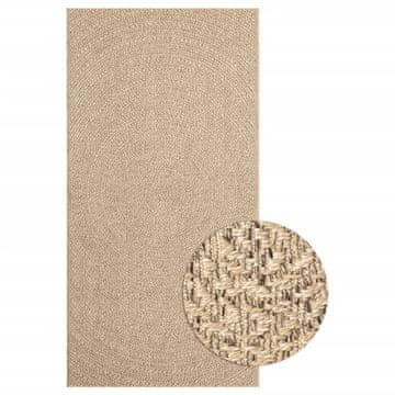 Vidaxl ZIZUR tepih, 80x150 cm, stil jute