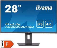 iiyama ProLite monitor, 71cm, UHD, IPS, LED, HDMI/DP, zvučnici (XUB2893UHSU-B5)