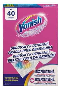 Vanish maramice Color Protect, 20 kom
