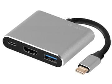 Tracer ADAPTER A-1, USB-C, HDMI 4K, USB 3.0, PDW 100W