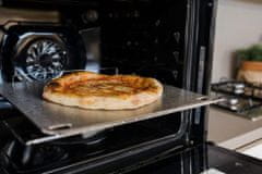 Gi.Metal ploča za pečenje pizze, nehrđajući čelik, 45 x 30 cm