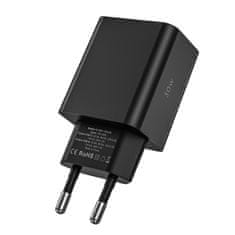 Tech-protect 2-port punjač USB / USB-C 30W QC, crno