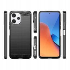 Tech-protect Carbon maska za Xiaomi Redmi 12, crno