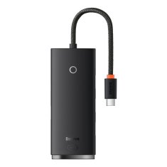 BASEUS HUB adapter s 4 USB-C priključka Baseus OS-Lite 25 cm (crni)