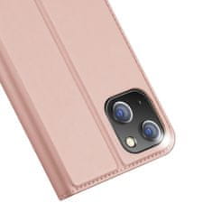 Dux Ducis Skin Pro preklopna maska za iPhone 15 Plus, ružičasta