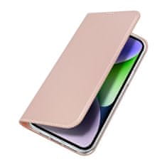 Dux Ducis Skin Pro preklopna maska za iPhone 15 Plus, ružičasta