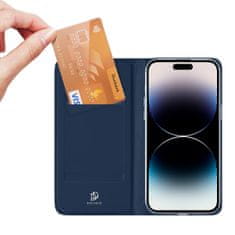 Dux Ducis Skin Pro preklopna maska za iPhone 15 Pro, plava