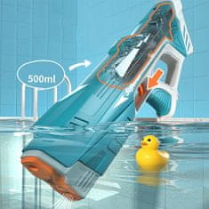Cool Mango električni pištolj na vodu za vodene bitke s podesivim mlazom, domet 8–10 m, punjiva baterija - Watersplash