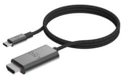 Linq USB-C na HDMI 2.1 kabel, M/M, 8K 60Hz, 4K 120Hz, HDR, 2 m, pleten