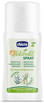 Chicco Sprej protiv komaraca za zaštitu i osvježenje, 95% prirodni sastojci, 100ml, 2m+