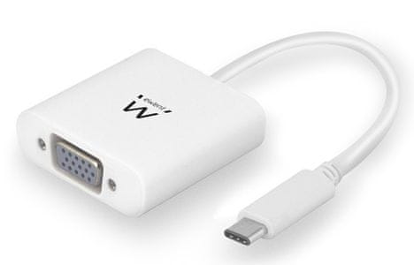  Ewent EC1050 USB-C na VGA adapter, 1080p 60Hz, bijeli